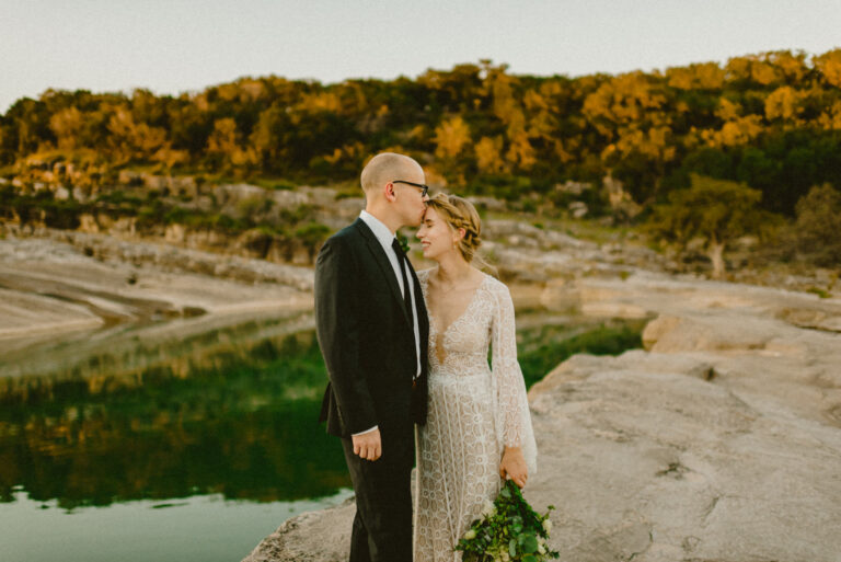 Amy & Joe’s Pedernales Falls State Park Elopement